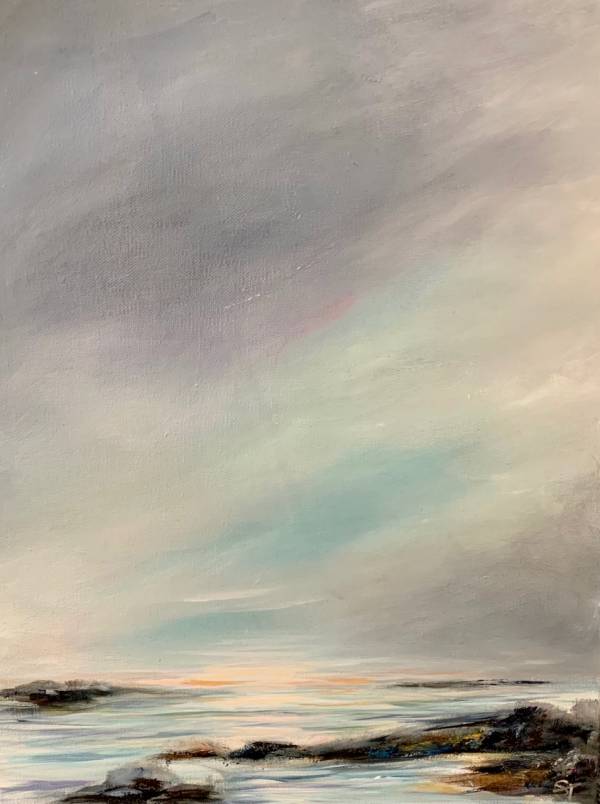 - Acrylic on Canvas, Painting by Suzanne Thomson, measuring 46 x 36 cm (H x W) £350